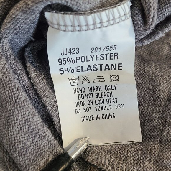 JJ's Fairyland Lace Ruffle Long Sleeve Top Gray NEW Lg Romantic Cottage Feminine - Picture 7 of 8